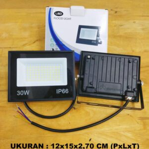saso 30 watt outdoor black (6 bulan)