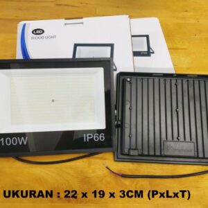 saso 100 watt outdoor black (6 bulan)