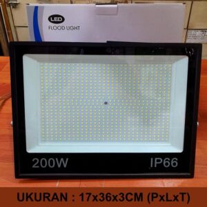 saso 200 watt outdoor black (6 bulan)